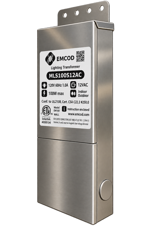 MLS100S12AC 100W Outdoor Stainless Steel 12VAC Transformer