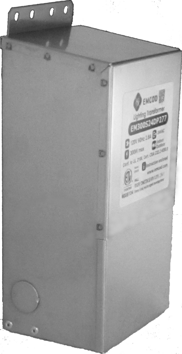 EMS15012DC 150W Dimmable Outdoor Stainless Steel 12VDC Transformer