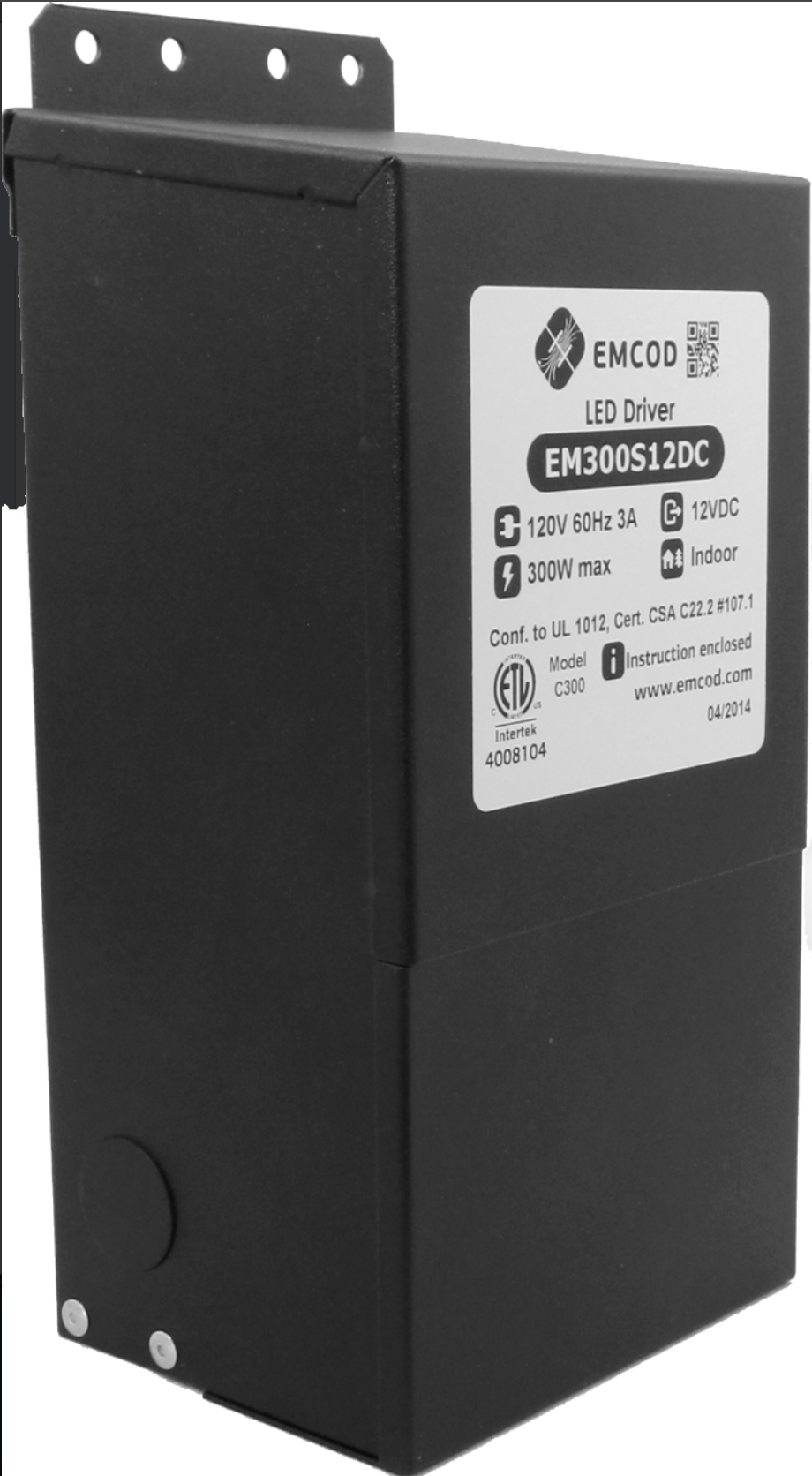 EM250S12AC 250W Outdoor Magnetic 12VAC Transformer