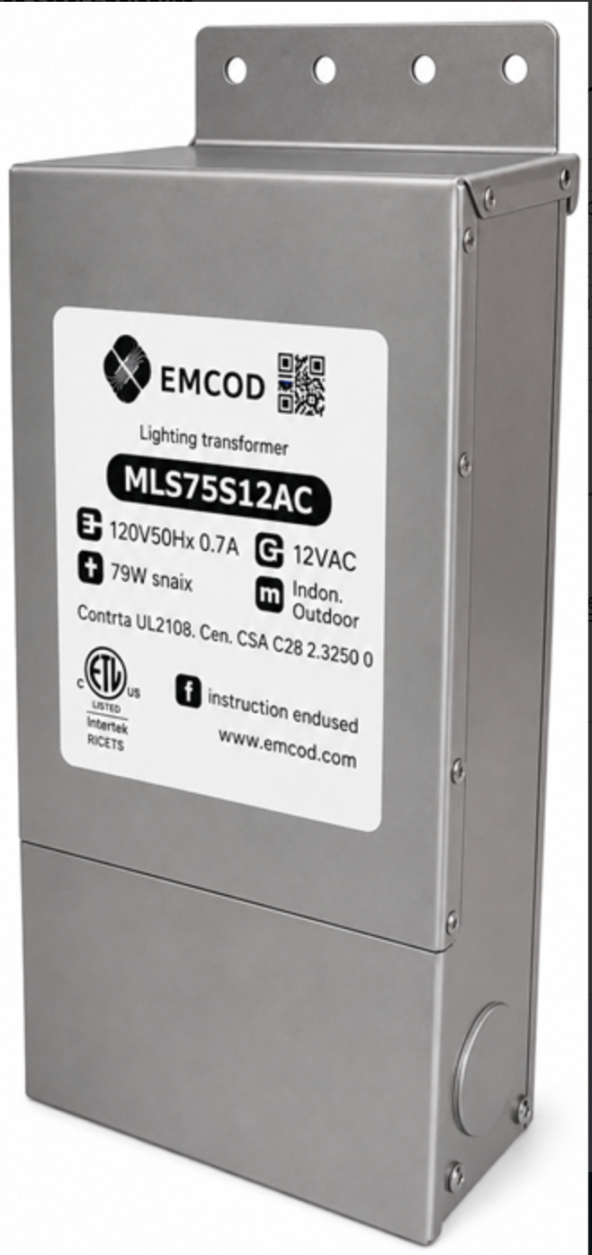 MLS75S12AC 75W Outdoor Stainless Steel 12VAC Transformer