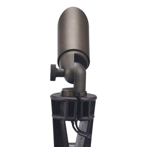 LT2104 Solid Brass Low Voltage Landscape Spotlight