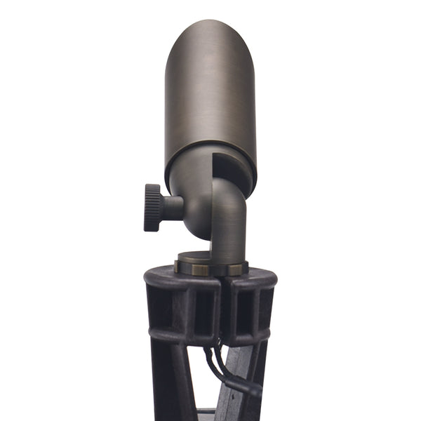 LT2104 Solid Brass Low Voltage Landscape Spotlight