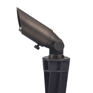 LT2104 Solid Brass Low Voltage Landscape Spotlight