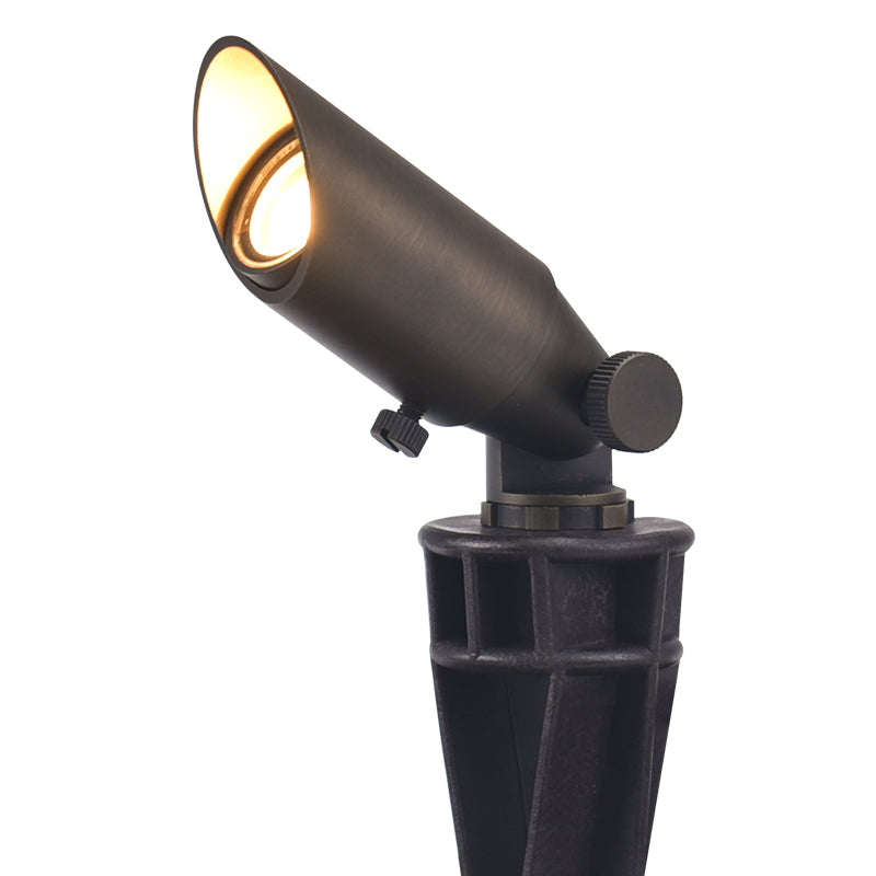 LT2104 Solid Brass Low Voltage Landscape Spotlight