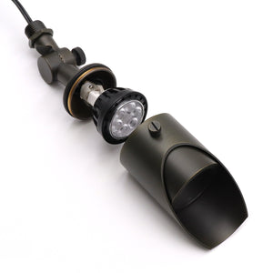 LT2106 Adjustable Shroud Compact MR16 Up Light
