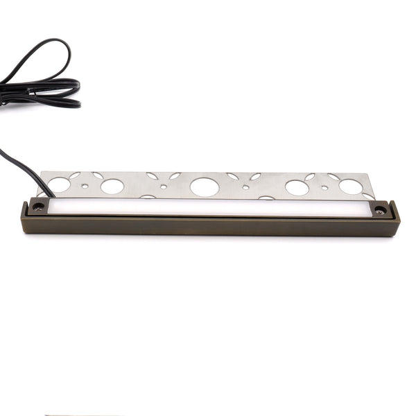 LT2701PL3 12 Inch Die Cast Brass RGB CCT Tunable Smart Hardscape Light